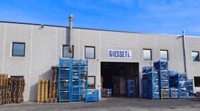 Magazzino esterno della Giesseti srl